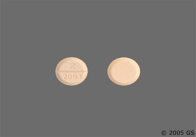 Orange Round Z 2083 - Hydrochlorothiazide 25mg Tablet