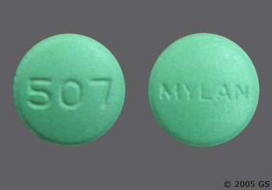 Green Round MYLAN - Methyldopa/Hydrochlorothiazide 250mg-15mg Tablet