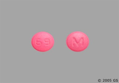 Pink Round 69 And M - Indapamide 1.25mg Tablet