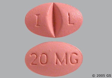 Pink Oval 20mg - Citalopram Hydrobromide 20mg Tablet