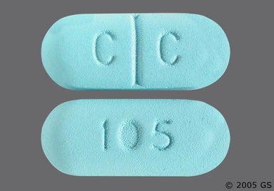 Blue Oblong C C - Salsalate 750mg Tablet