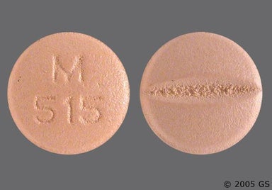 Beige Round M 515 - Mirtazapine 15mg Tablet