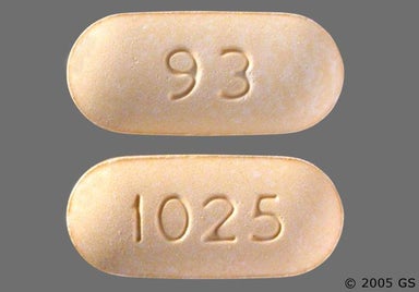 Yellow Oblong 93 And 1025 - Nefazodone Hydrochloride 200mg Tablet
