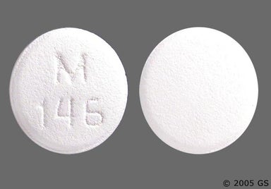 White Round M 146 - Spironolactone 25mg Tablet