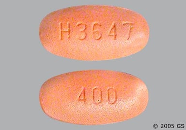 Orange Oval H3647 - Ketek 400mg Tablet