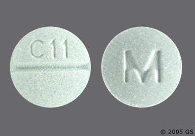 Green Round M And C11 - Clozapine 100mg Tablet