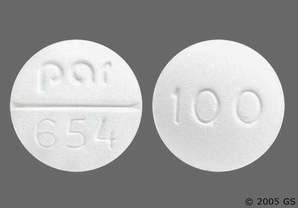 White Round Tablet 100 And Par 654 - Torsemide 100mg Tablet.