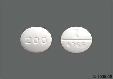White Round 4365 - Labetalol Hydrochloride 200mg Tablet
