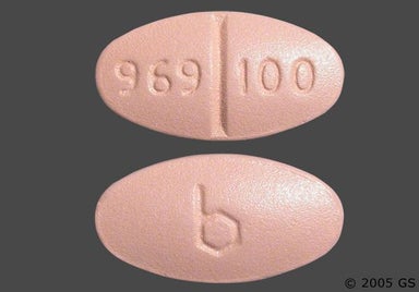 Brown Oval 969 100 - Fluvoxamine Maleate 100mg Tablet
