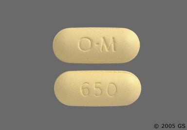 Yellow Oblong O-M - Tramadol Hydrochloride/Acetaminophen 37.5mg-325mg Tablet