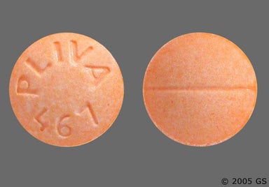 Orange Round PLIVA 467 - Propranolol Hydrochloride 10mg Tablet