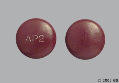 Brown Round AP2 - Phenazopyridine Hydrochloride 200mg Tablet