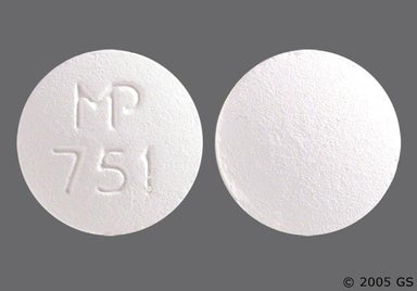 White Round MP 751 - Metformin Hydrochloride 500mg Tablet