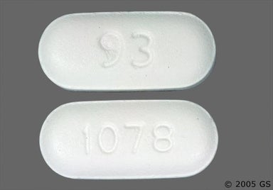 White Oblong 93 And 1078 - Cefprozil 500mg Tablet