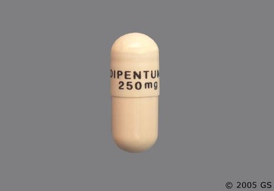 Beige Capsule DIPENTUM 250mg - Dipentum 250mg Capsule