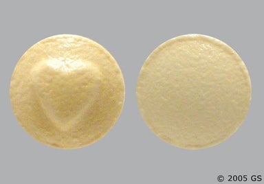 Yellow Round LOGO - Aspirin 81mg Enteric Coated Tablet