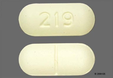 Yellow Oblong 219 - Choline Magnesium Trisalicylate 500mg Tablet