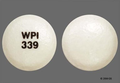 White Round WATSON 339 - Diclofenac Sodium 75mg Delayed-Release Tablet