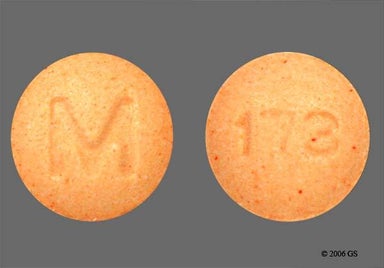 Orange Round 173 - Metolazone 5mg Tablet