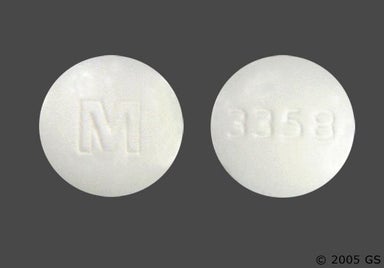 White Round 3358 - Orphenadrine Citrate 100mg Extended-Release Tablet