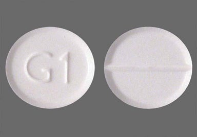 White Round G1 - Glycopyrrolate 1mg Tablet