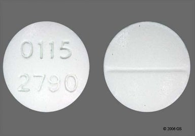 White Round 0115 2790 - Chloroquine Phosphate 250mg Tablet