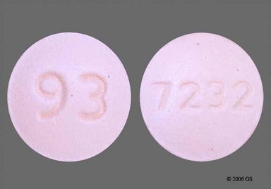 Pink Round 7232 - Ribavirin 200mg Tablet