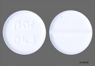 White Round par 043 - Cyproheptadine Hydrochloride 4mg Tablet