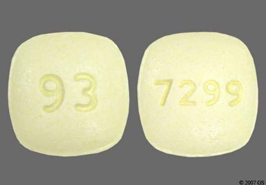 Yellow Square 7299 - Meloxicam 15mg Tablet