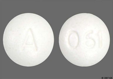 White Round 061 - Methscopolamine Bromide 2.5mg Tablet