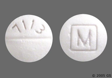 White Round 7113 - Meperidine Hydrochloride 50mg Tablet