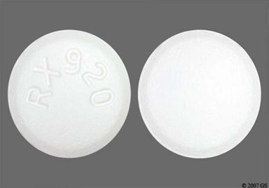 White Round Rx 920 - Zidovudine 300mg Tablet