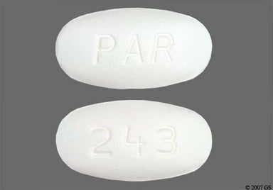 White Oval PAR - Cefprozil 500mg Tablet