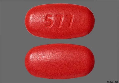 Red Oblong 577 - Janumet 50mg-1000mg Tablet