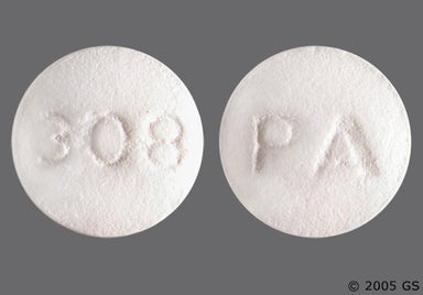 White Round 308 - Hydroxyzine Hydrochloride 25mg Tablet