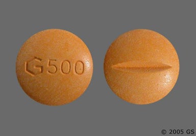 Yellow Round G 500 - Sulfasalazine 500mg Tablet