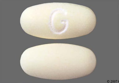 Yellow Oval G - Colestipol Hydrochloride 1g Tablet