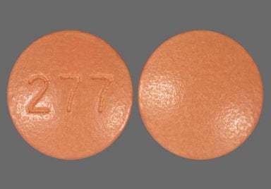 Beige Round 277 - Januvia 100mg Tablet