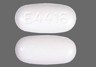 White Oblong E4416 - Metformin Hydrochloride 500mg Extended-Release Tablet