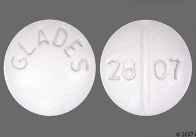 White Round GLADES - Hydrocortisone 5mg Tablet