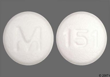 White Round M And 151 - Finasteride 5mg Tablet
