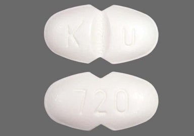 White Oval K U - Moexipril/Hydrochlorothiazide 15mg-12.5mg Tablet
