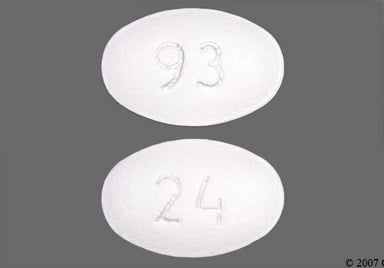 White Oval 93 - Oxycodone Hydrochloride 10mg Extended-Release Tablet