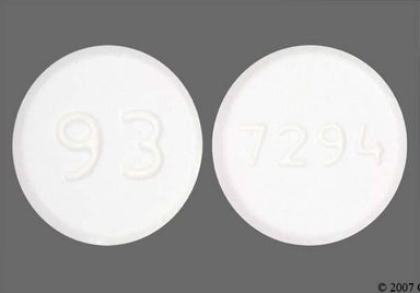 White Round 7294 - Terbinafine Hydrochloride 250mg Tablet