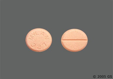 Orange Round MYLAN 327 - Haloperidol 5mg Tablet