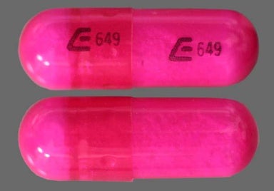 Pink E649 E649 - Diphenhydramine Hydrochloride 50mg Capsule