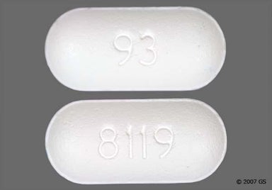 White Oblong 93 And 8119 - Famciclovir 500mg Tablet