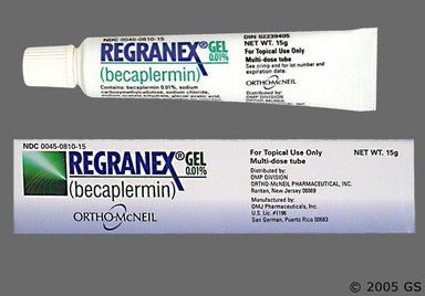 Yellow Not applicable - REGRANEX 0.01% Topical Gel
