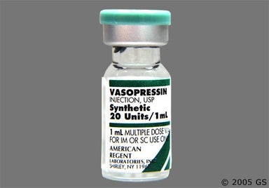 colorless - Vasopressin 20unit/mL Solution for Injection