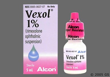 White Not applicable - Vexol 1% Ophthalmic Suspension